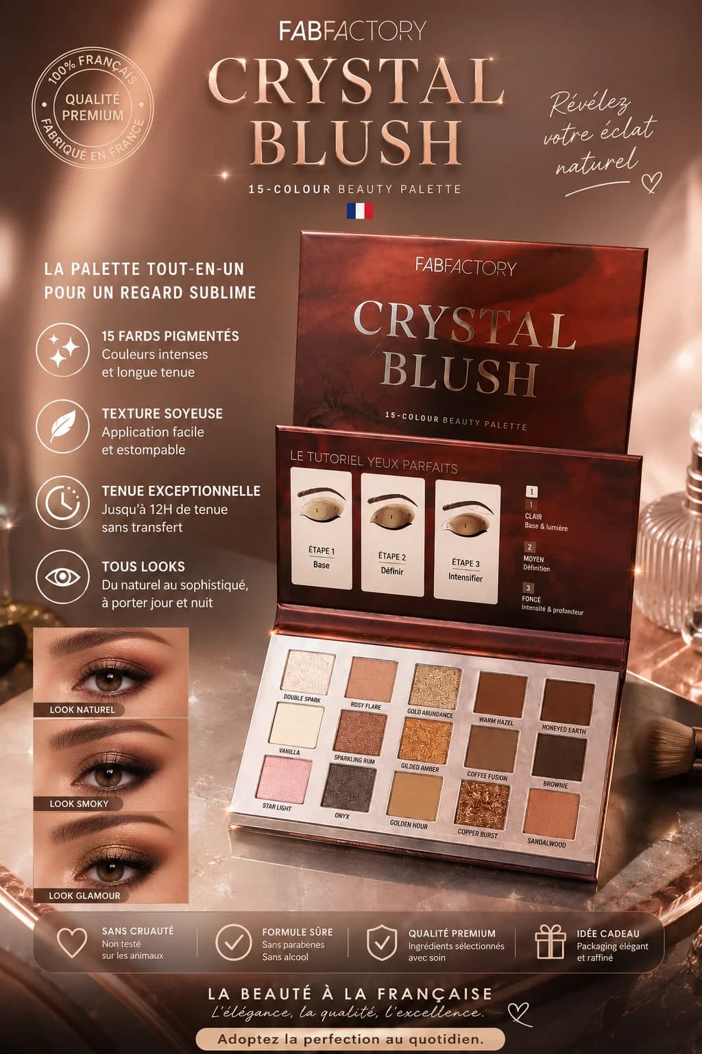 PALLETTE MAQUILLAGE CRYSTAL BLUSH